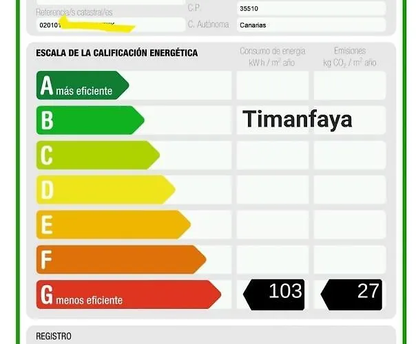 Timanfaya Апартаменты *